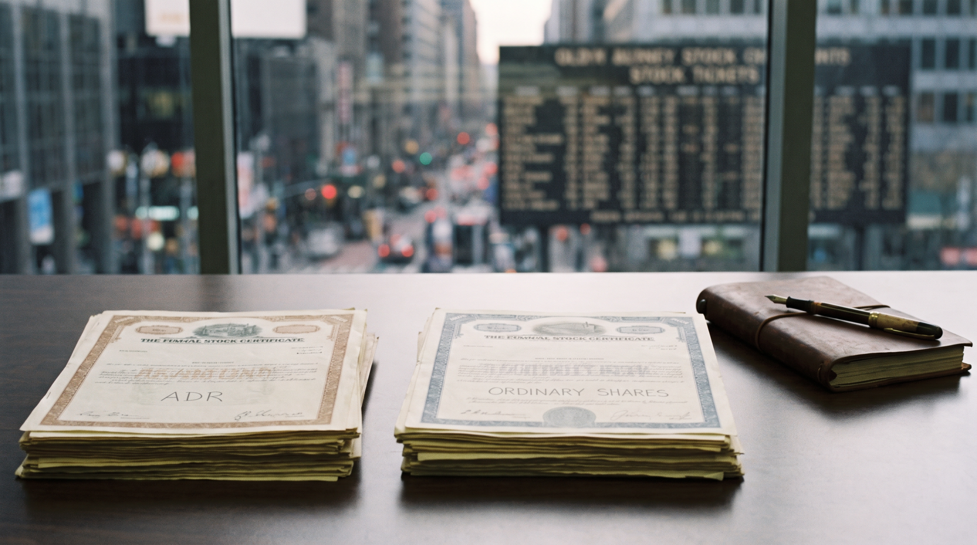 ADRとは?米国預託証券の仕組みと普通株との違い