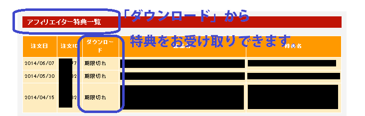 インフォトップ特典受け取り