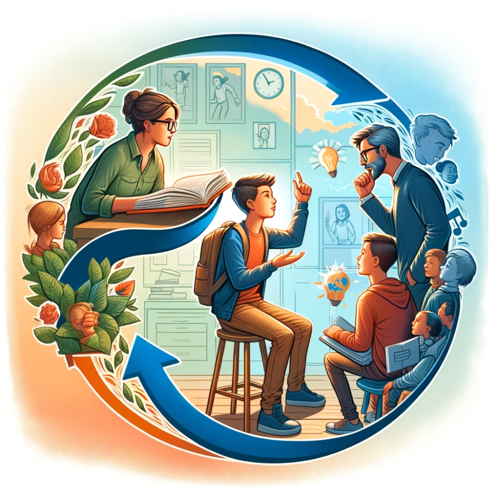 "先生からは多くを、仲間からはもっと多く、弟子からはもっと多くを学ぶ"