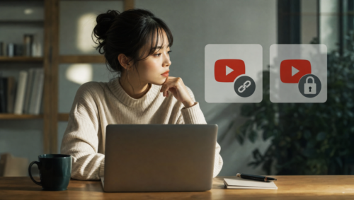 YouTubeの限定公開と非公開の違い｜講座・会員向け動画での選び方